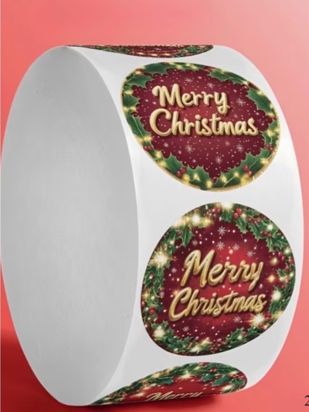 Merry Christmas Stickers -110/Role